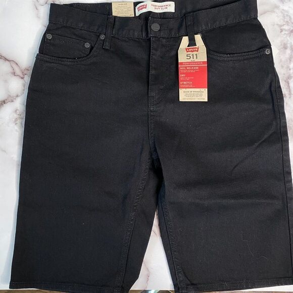 LEVIS Women's Black 511 Slim Short | Size: 29 - Picture 6 of 6